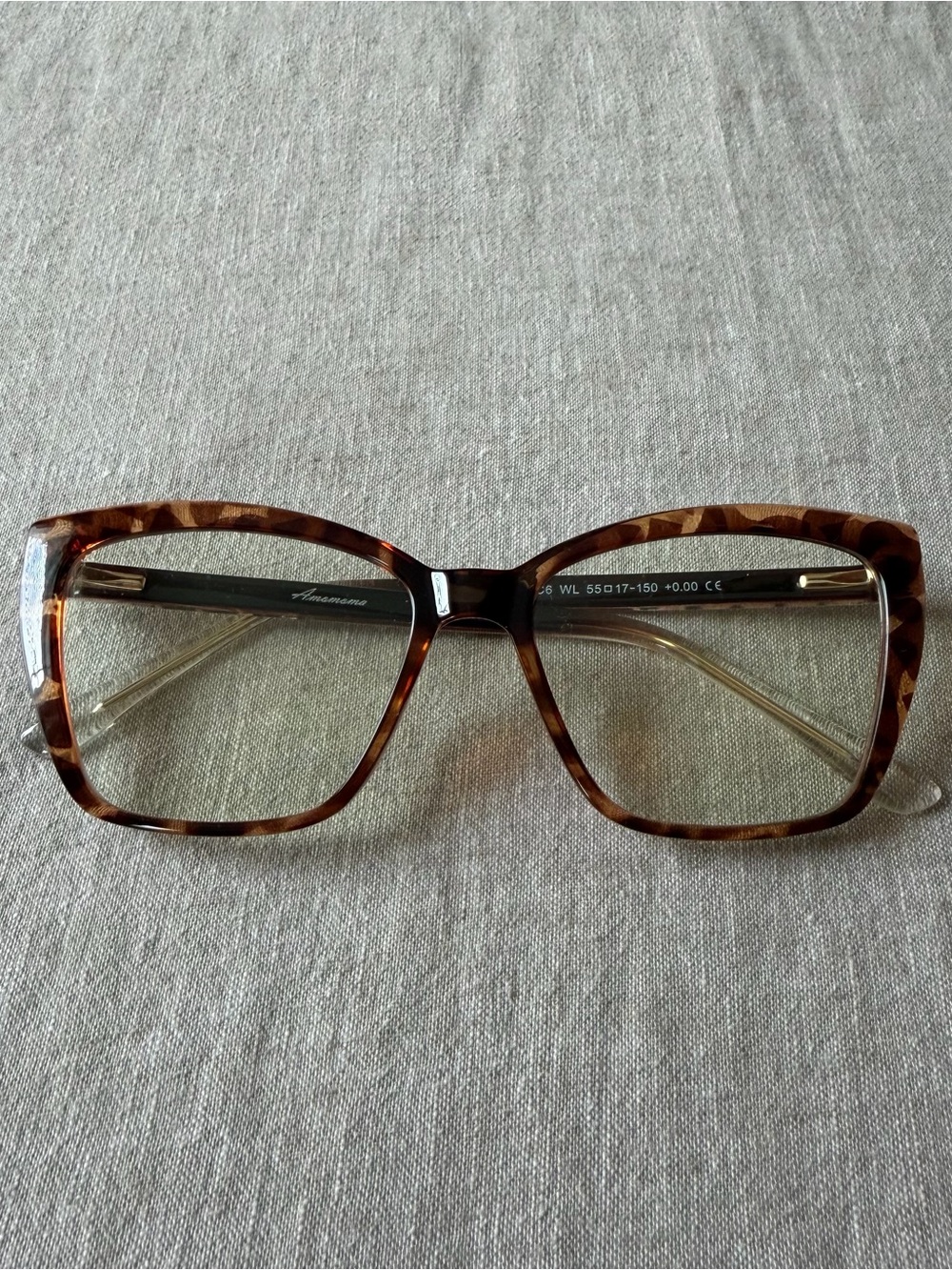 Tortoiseshell Cats-eye Oversized Blue Light Glasses - Unbranded